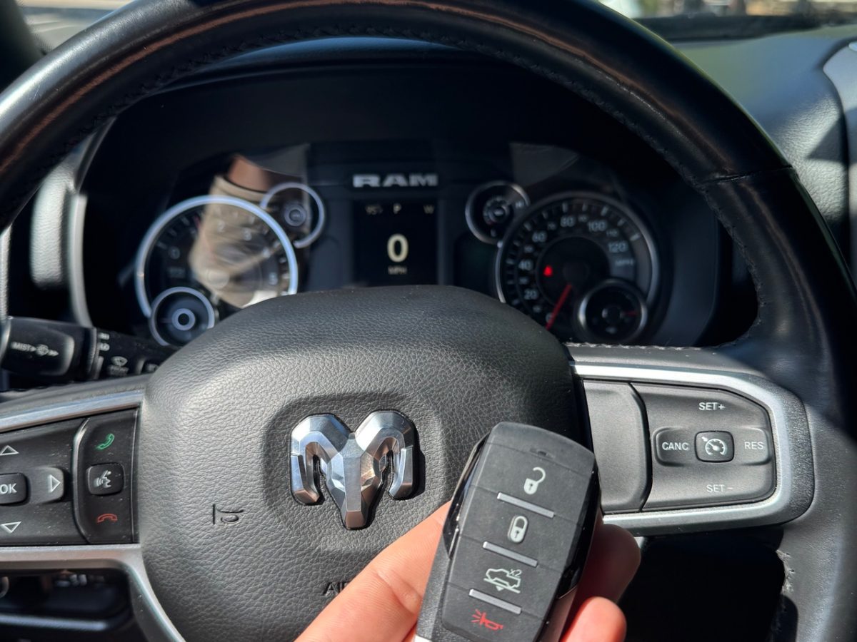 RAM truck key fob programmed on site