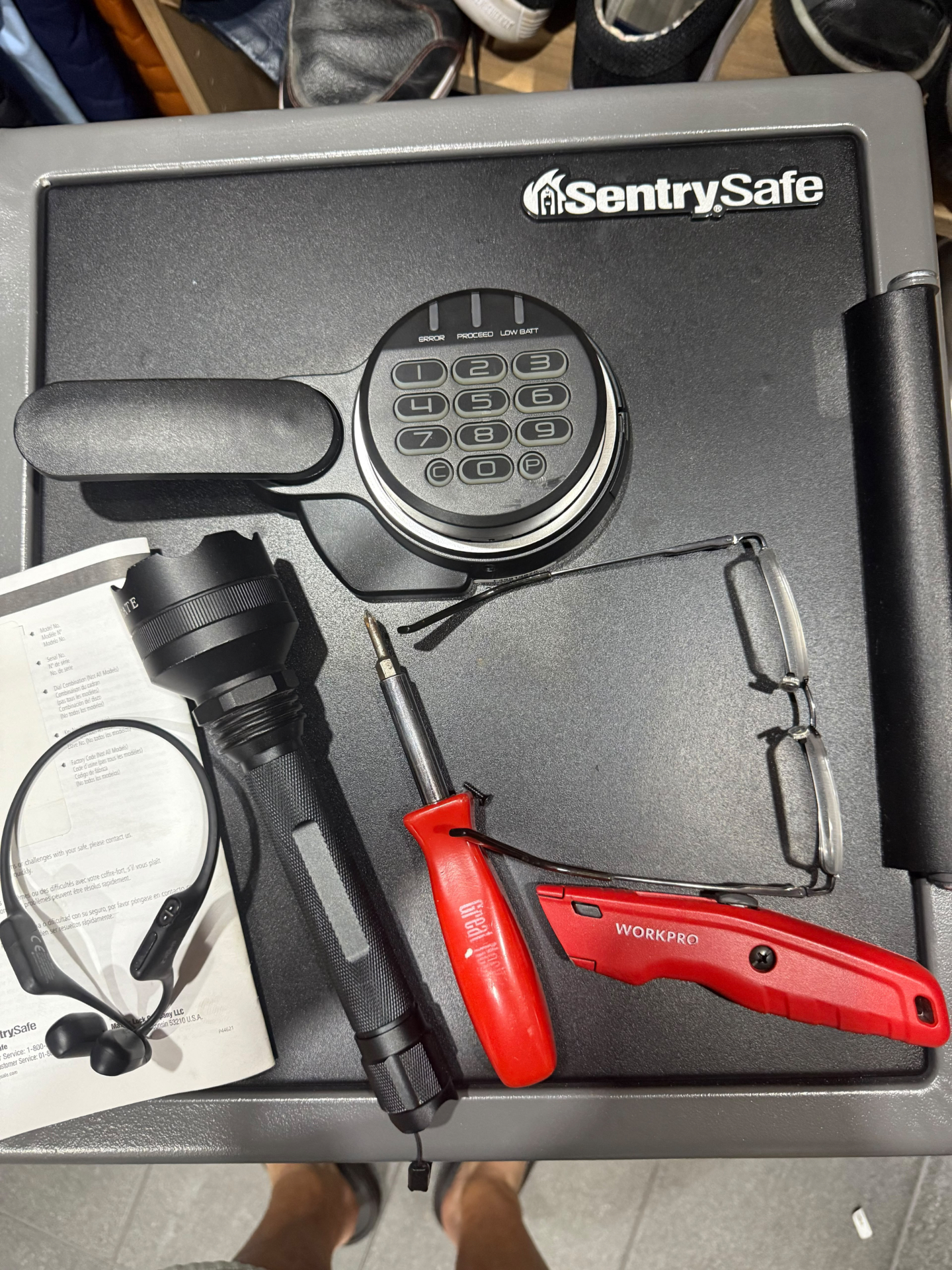 High security lock cylinder installed on an Indianapolis home