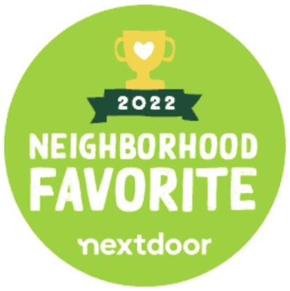 Nextdoor Neighborhood Favorite award badge